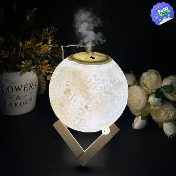 Lámpara Humidificador Luna LED | aromatizador