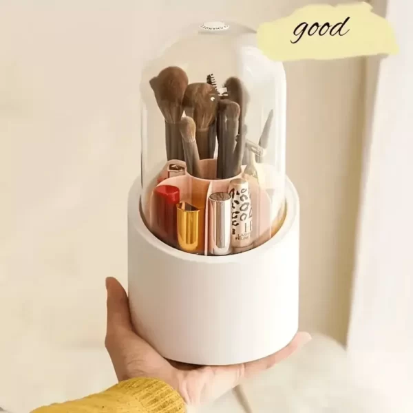 Organizador Giratorio de Brochas de Maquillaje