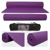 colchoneta pilates yoga portable morada