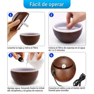 dispositivo humidificador difusor aromas HO74608