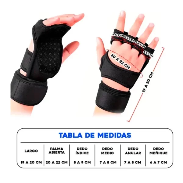 Guantes Calleras Unisex con Muñequera - Image 5