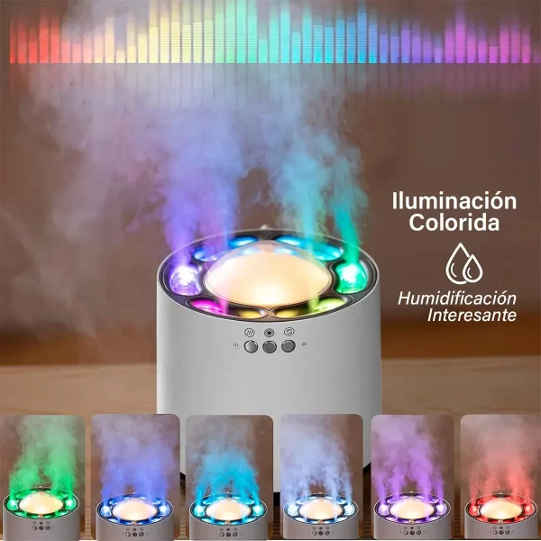 Humidificador Ritmo Musical LED DQ703 - Image 5