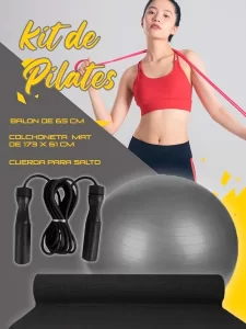 kit pilates fitness pelota 65cm SAF706719