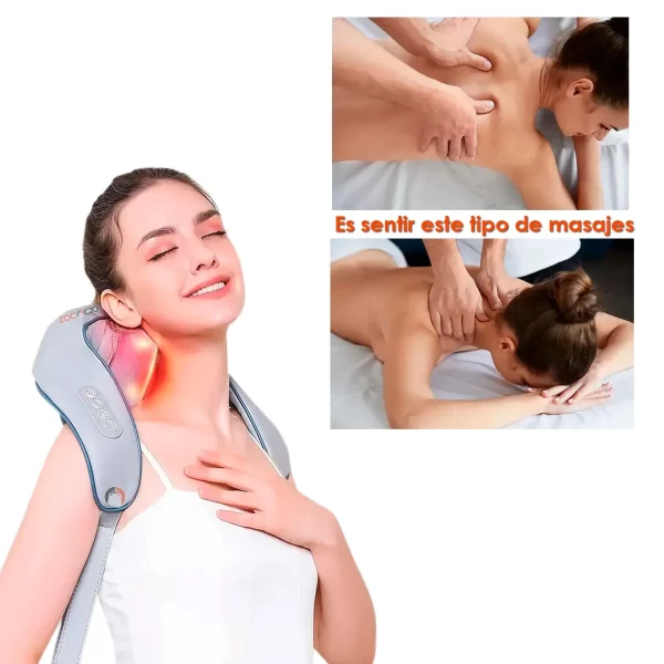 Masajeador de Cuello y Hombros con Calor Infrarrojo